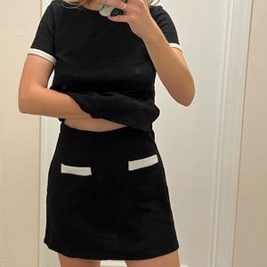 Zara skirt and top matching terry cloth set